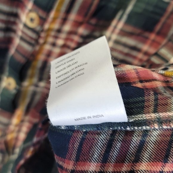 Indi and Cold plaid long sleeve button down shirt - Picture 4 of 6
